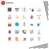 25 Creative Icons Modern Signs and Symbols of spa effect news hardware line Editable Vector Design Elements