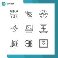 9 Thematic Vector Outlines and Editable Symbols of compose crypto hand coin cd Editable Vector Design Elements