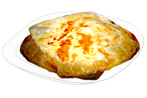 Malaysian food call roti canai or canai bread png