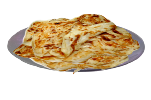 Malaysian food call roti canai or canai bread png