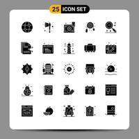 Universal Icon Symbols Group of 25 Modern Solid Glyphs of minus plumbing laptop plumber hose Editable Vector Design Elements