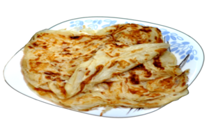 Maleisisch voedsel telefoontje roti canai of canai brood png