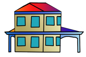 simple drawing house png