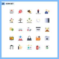 paquete de iconos de vector de stock de 25 signos y símbolos de línea para decoración de ppc alimentos mejores elementos de diseño de vector editable de vacaciones