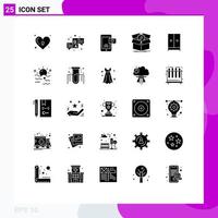 25 Creative Icons Modern Signs and Symbols of appliances progress mobile productivity upload Editable Vector Design Elements