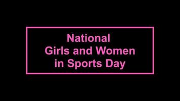 Celebrate National Girls and Women in Sports Day on February 3 video
