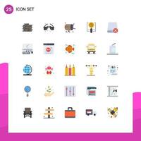 25 Flat Color concept for Websites Mobile and Apps devices search baraban ok find Editable Vector Design Elements