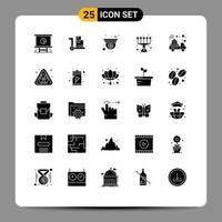 Set of 25 Modern UI Icons Symbols Signs for home delivery cam skills personal Editable Vector Design Elements