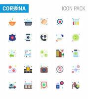 Coronavirus 2019nCoV Covid19 Prevention icon set lab healthy hands food care viral coronavirus 2019nov disease Vector Design Elements