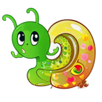 Cute young Snail png
