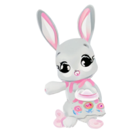 lapin de pâques rose png