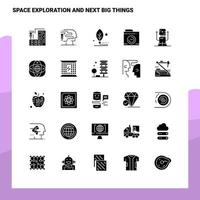 25 Space Exploration And Next Big Things Icon set Solid Glyph Icon Vector Illustration Template For Web and Mobile Ideas for business company