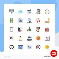 25 Thematic Vector Flat Colors and Editable Symbols of life films online stare cinema Editable Vector Design Elements