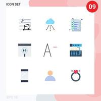 9 Creative Icons Modern Signs and Symbols of development coding technology browser file Editable Vector Design Elements