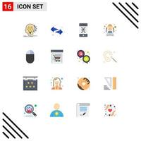 16 Flat Color concept for Websites Mobile and Apps hardware man right joker phone Editable Pack of Creative Vector Design Elements