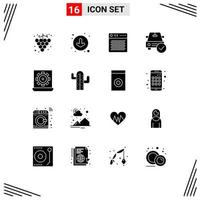 16 Creative Icons Modern Signs and Symbols of configure ok device done checked Editable Vector Design Elements