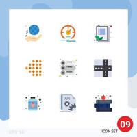 9 Creative Icons Modern Signs and Symbols of machine left speed arrow list Editable Vector Design Elements