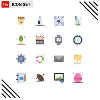 16 Creative Icons Modern Signs and Symbols of music motivation navigation plant picture Editable Pack of Creative Vector Design Elements