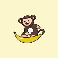 monkey cute design vector