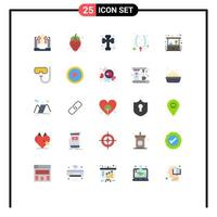 25 Creative Icons Modern Signs and Symbols of investment cross bone christian scary Editable Vector Design Elements