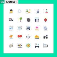 25 Creative Icons Modern Signs and Symbols of chemistry idea camping graphic design Editable Vector Design Elements