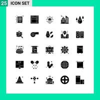 25 Creative Icons Modern Signs and Symbols of development color sun coding business Editable Vector Design Elements