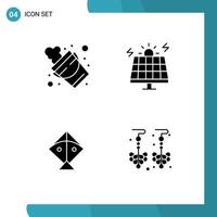 Set of Modern UI Icons Symbols Signs for bucket festival tool green drop Editable Vector Design Elements