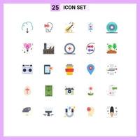 Stock Vector Icon Pack of 25 Line Signs and Symbols for basic phone solving love american Editable Vector Design Elements
