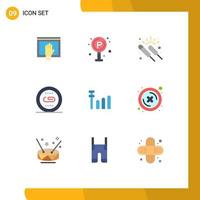 9 Creative Icons Modern Signs and Symbols of optimization linking board engine group Editable Vector Design Elements