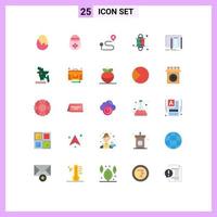 Set of 25 Modern UI Icons Symbols Signs for tools fab lantern equipment festival Editable Vector Design Elements