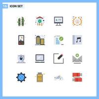 16 Creative Icons Modern Signs and Symbols of games electronics computer sign coffee Editable Pack of Creative Vector Design Elements