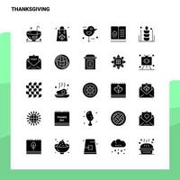 25 Thanksgiving Icon set Solid Glyph Icon Vector Illustration Template For Web and Mobile Ideas for business company
