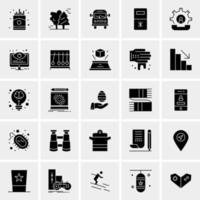 25 Universal Business Icons Vector Creative Icon Illustration to use in web and Mobile Related project