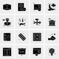 16 Universal Business Icons Vector Creative Icon Illustration to use in web and Mobile Related project