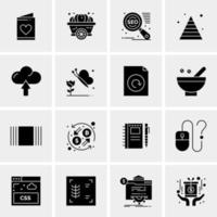 16 Universal Business Icons Vector Creative Icon Illustration to use in web and Mobile Related project