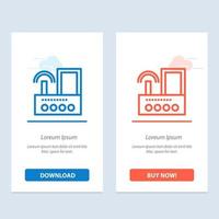 Router Device Signal Wifi Radio  Blue and Red Download and Buy Now web Widget Card Template vector