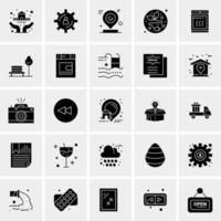 25 Universal Business Icons Vector Creative Icon Illustration to use in web and Mobile Related project