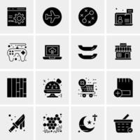 16 Universal Business Icons Vector Creative Icon Illustration to use in web and Mobile Related project