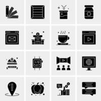 16 Universal Business Icons Vector Creative Icon Illustration to use in web and Mobile Related project