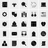 25 Universal Business Icons Vector Creative Icon Illustration to use in web and Mobile Related project