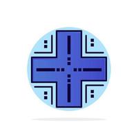 Computing Database Datacenter Mainframe Server Abstract Circle Background Flat color Icon vector