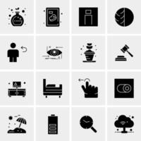 16 Universal Business Icons Vector Creative Icon Illustration to use in web and Mobile Related project