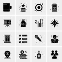 16 Universal Business Icons Vector Creative Icon Illustration to use in web and Mobile Related project