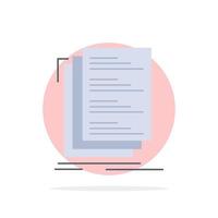 código codificación compilar archivos lista color plano icono vector