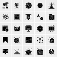 25 Universal Business Icons Vector Creative Icon Illustration to use in web and Mobile Related project