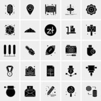 25 Universal Business Icons Vector Creative Icon Illustration to use in web and Mobile Related project