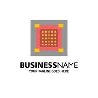 Creative Design Designer Graphic Grid Business Logo Template Flat Color vector