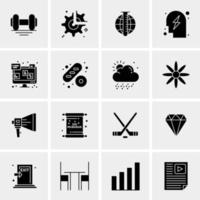 16 Universal Business Icons Vector Creative Icon Illustration to use in web and Mobile Related project