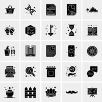 25 Universal Business Icons Vector Creative Icon Illustration to use in web and Mobile Related project