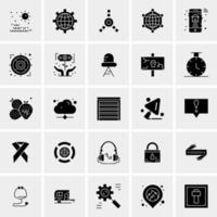 25 Universal Business Icons Vector Creative Icon Illustration to use in web and Mobile Related project